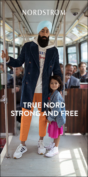 Nordstrom Builds On Canadian Focus With First National Ad Campaign Glossy   Harjas Singh And Estelle Habermayer Nordstrom Canada True Nord Fall Campaign 2018 