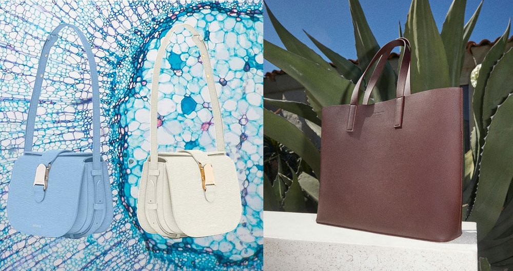 DTC brand testing soy-based Senreve leather is handbags