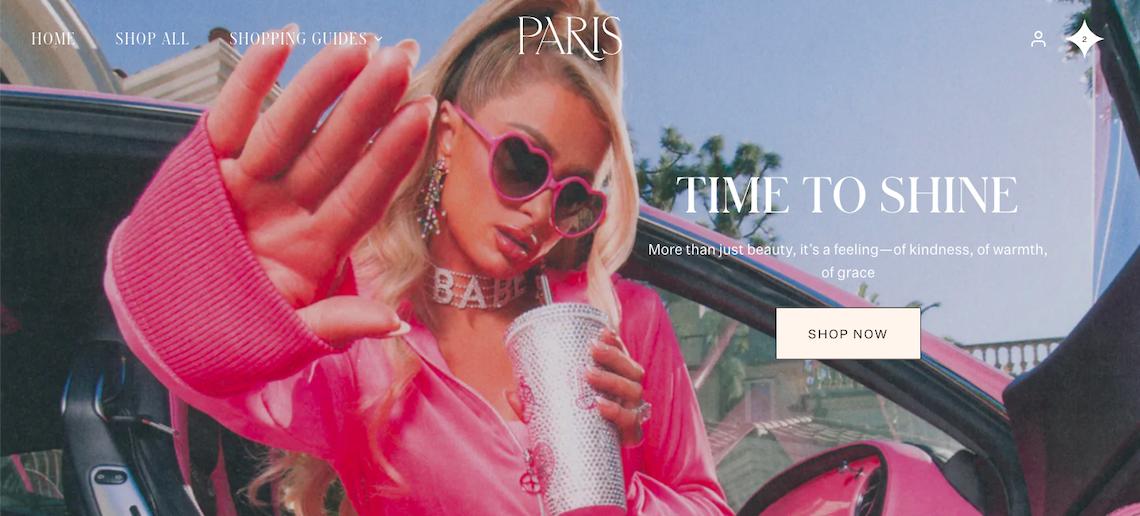 Paris Hilton Walks the Versace Runway in Her Signature Pink