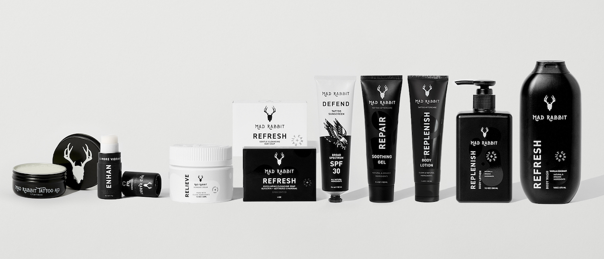 Mad Rabbit after-care tattoo brand inks $10 million in new funding - Glossy