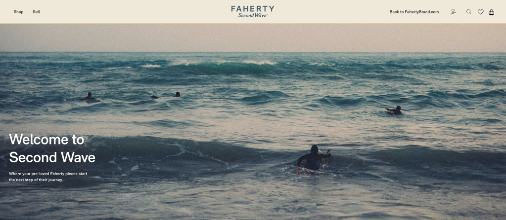 Faherty launches resale to solve the problem of overproduction - Glossy